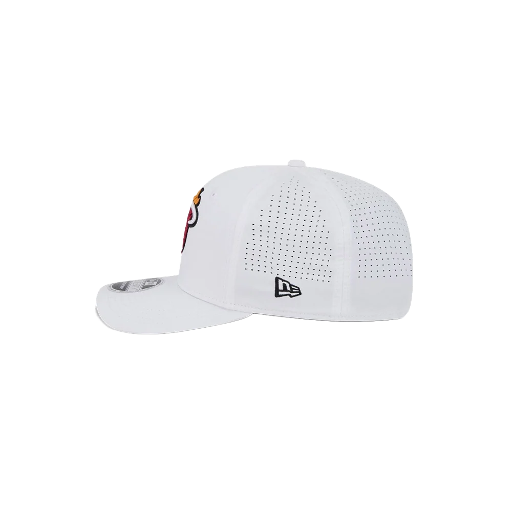 New Era Miami HEAT White Performance Stretch Snapback - Image 4