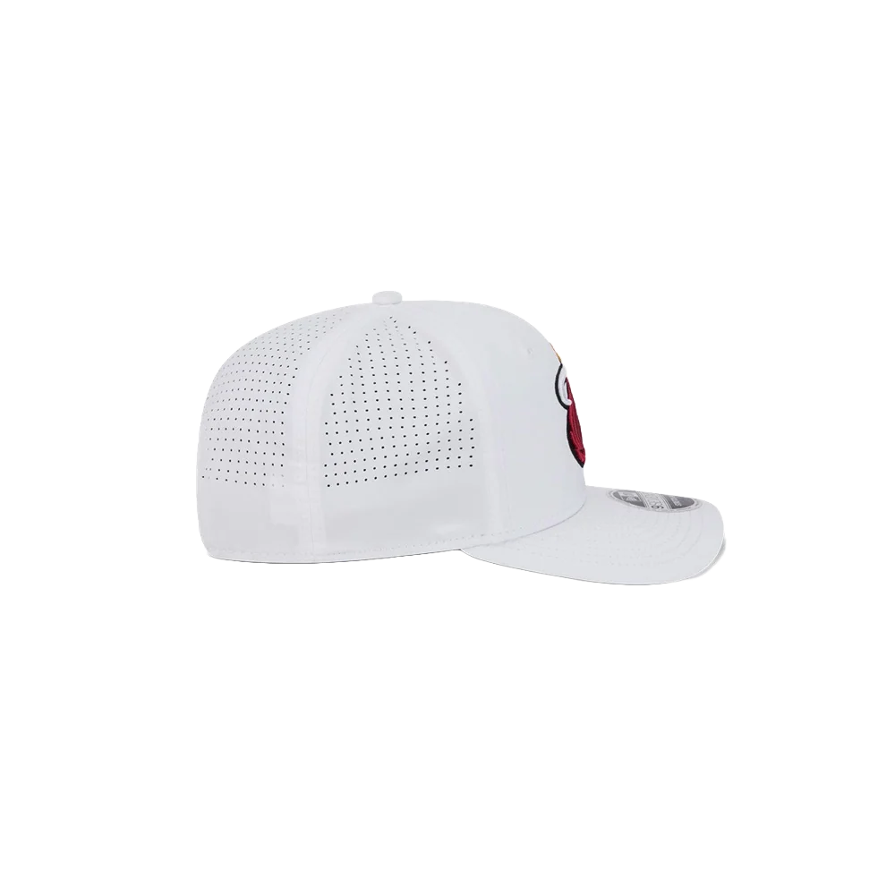 New Era Miami HEAT White Performance Stretch Snapback - Image 6