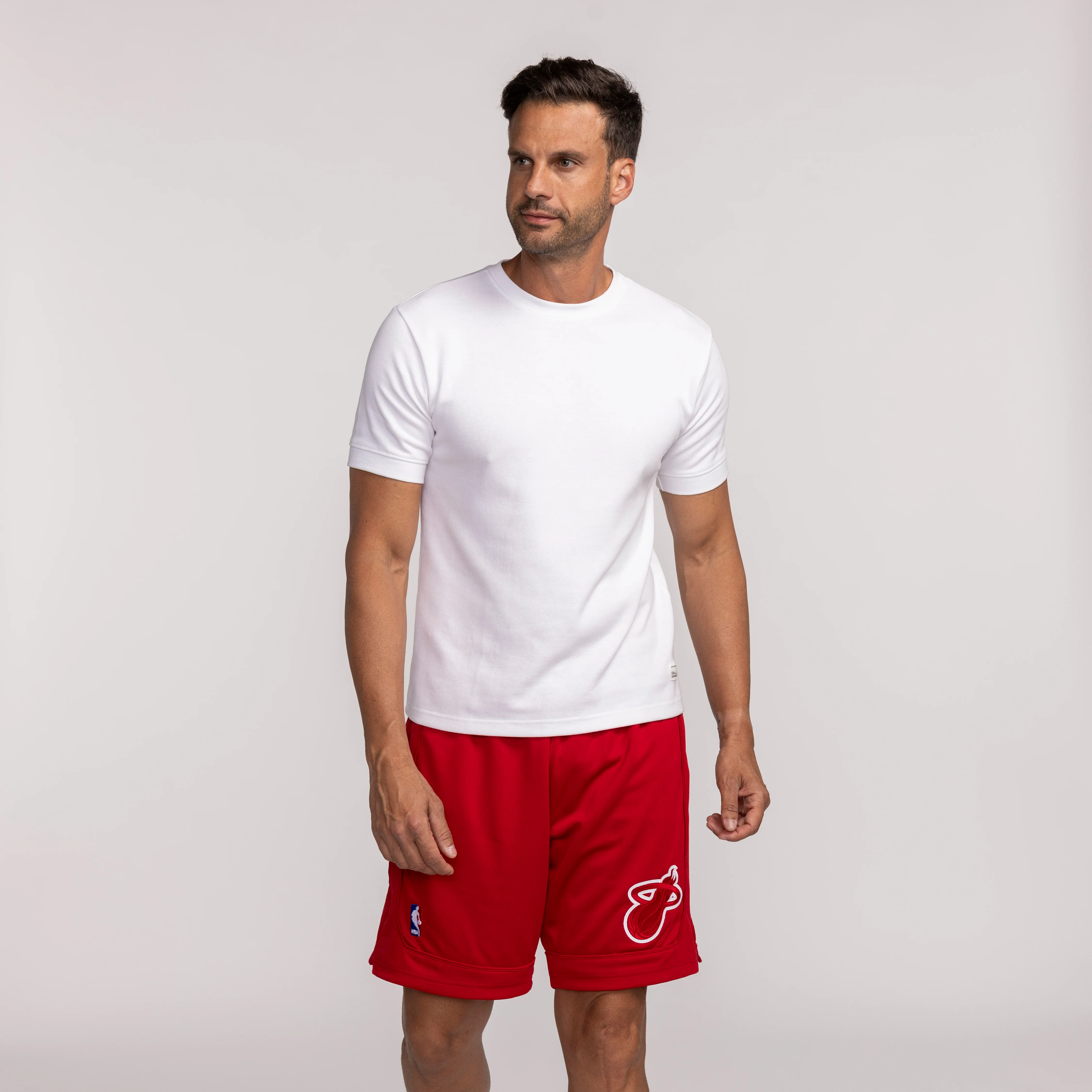 Mitchell and Ness Miami HEAT 2012-13 Christmas Day Authentic Shorts - Image 2