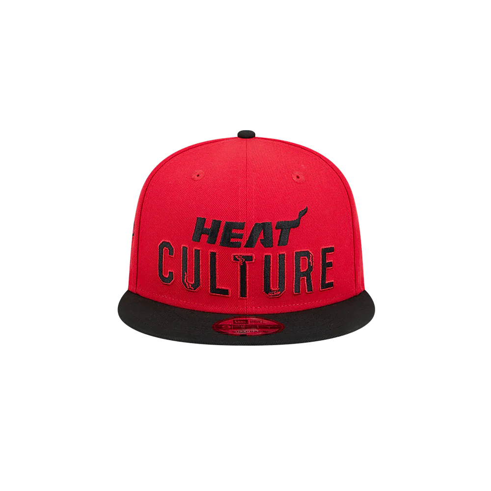 New Era HEAT Culture: Blood Red Wordmark Youth Snapback