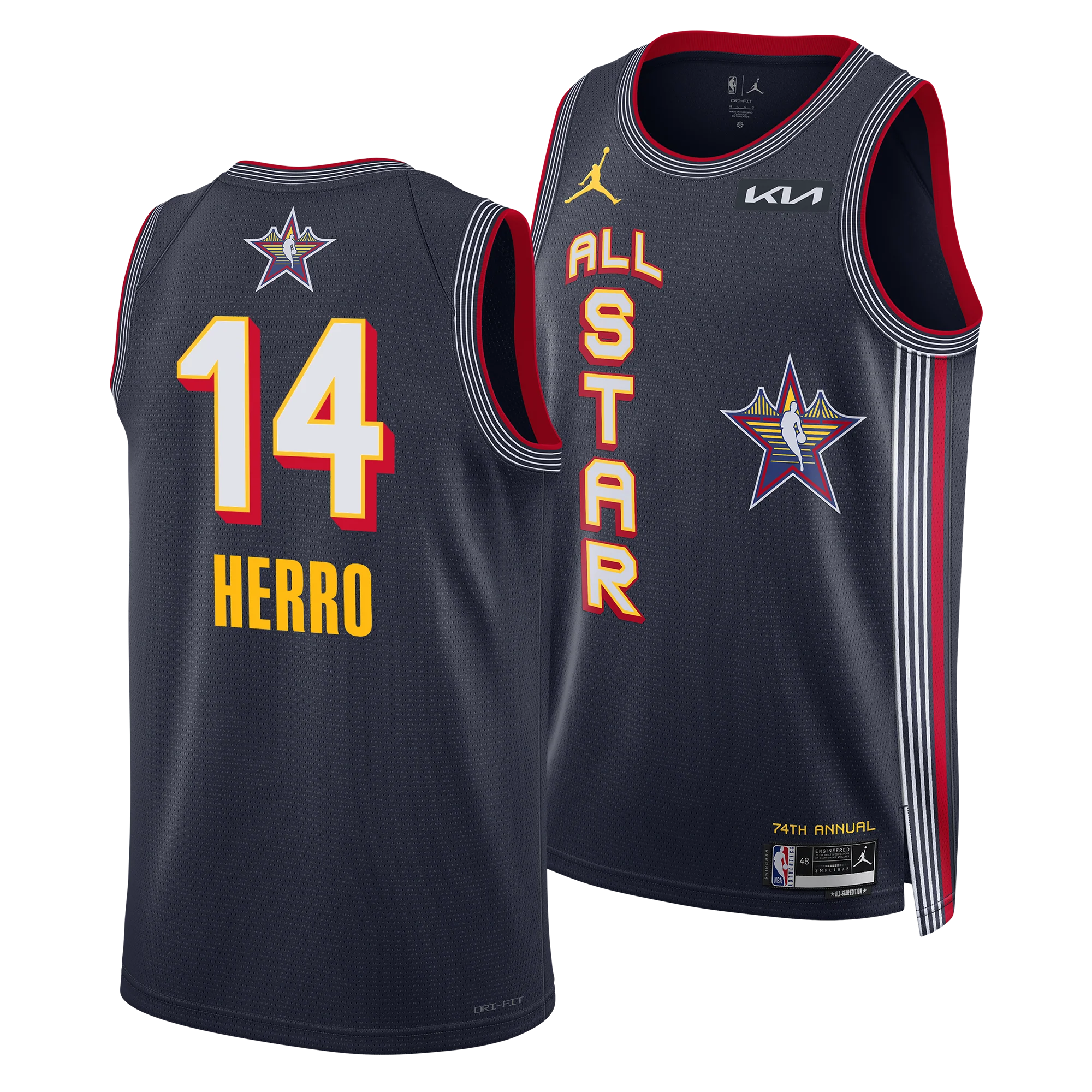 Tyler Herro Jordan Brand 2025 All-Star Youth Swingman Jersey - Image 3