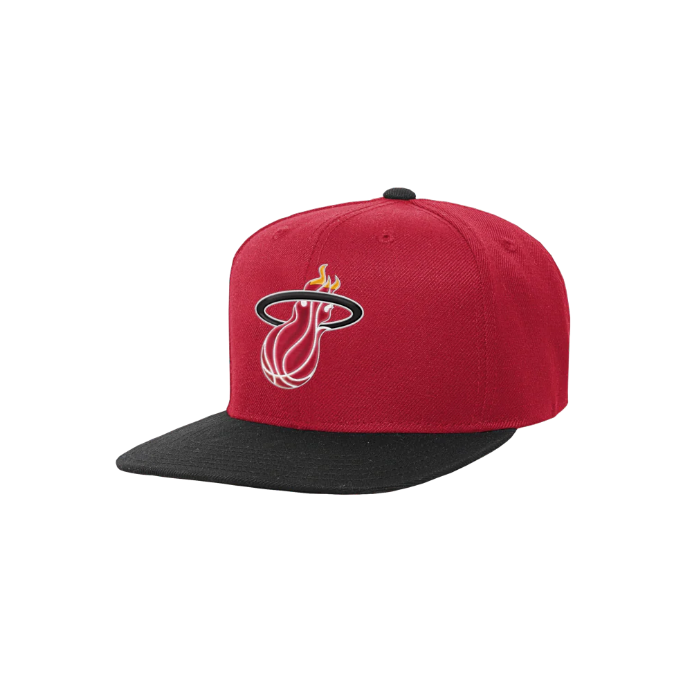 Mitchell & Ness Miami HEAT 2-Tone Youth Snapback - Image 3