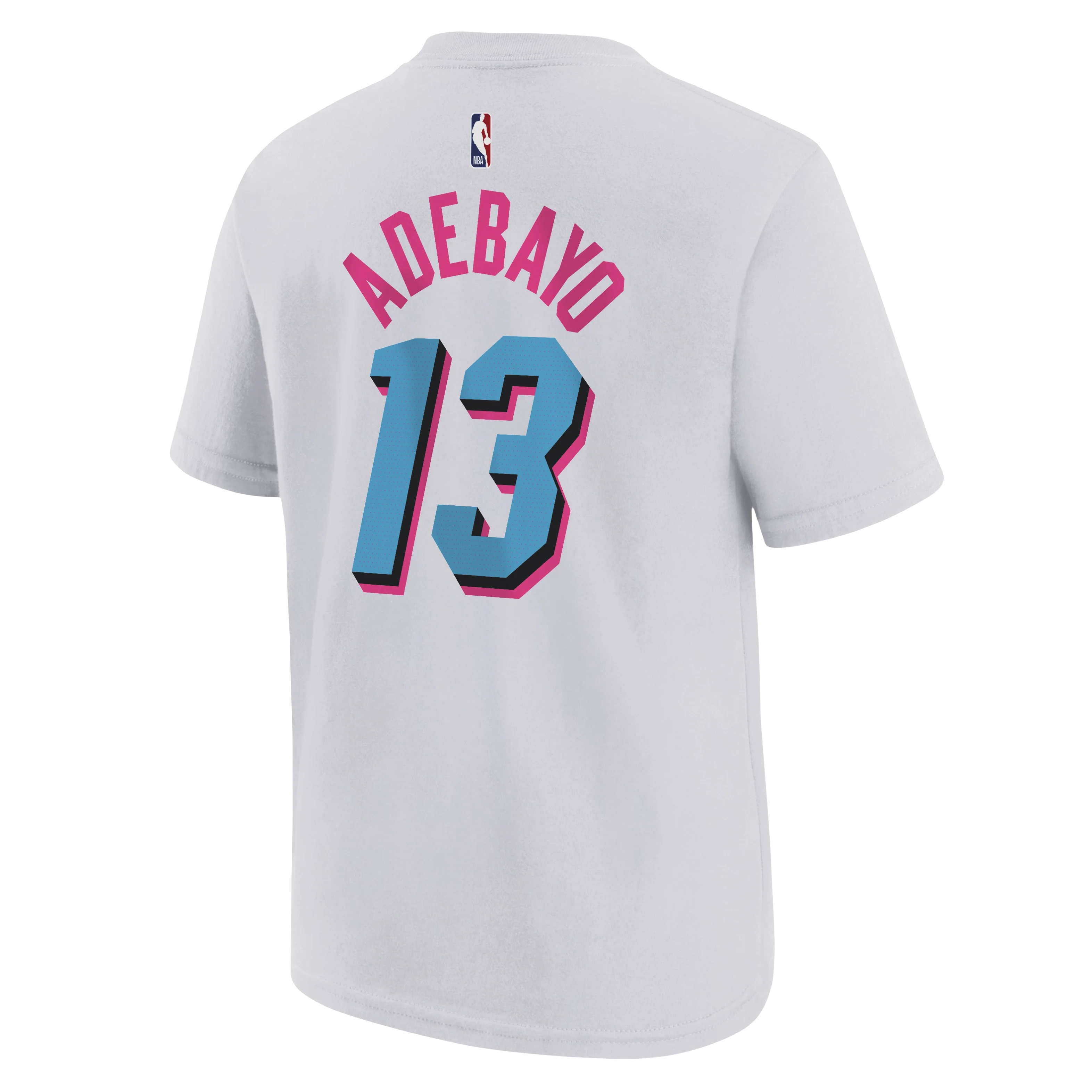 Bam Adebayo Nike Original Vice Name & Number Youth Tee - Image 2