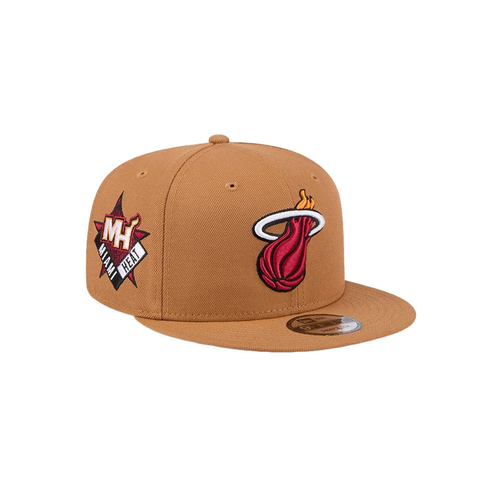 New Era Miami HEAT Khaki Color Pack Youth Hat - Image 3