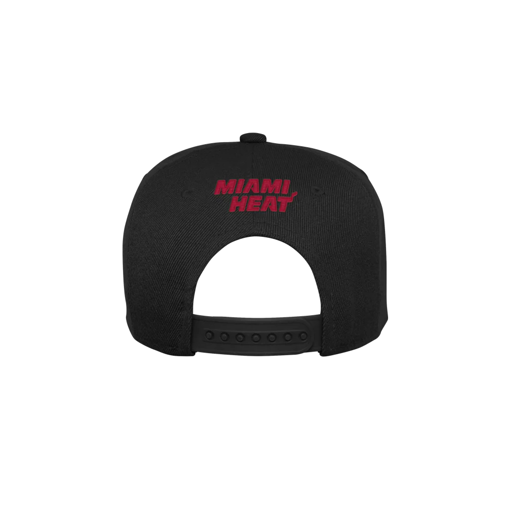 Miami HEAT Flatbrim Logo Youth Snapback - Image 2