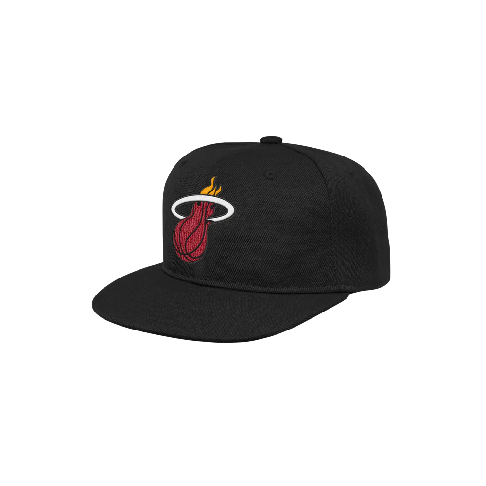 Miami HEAT Flatbrim Logo Youth Snapback - Image 3