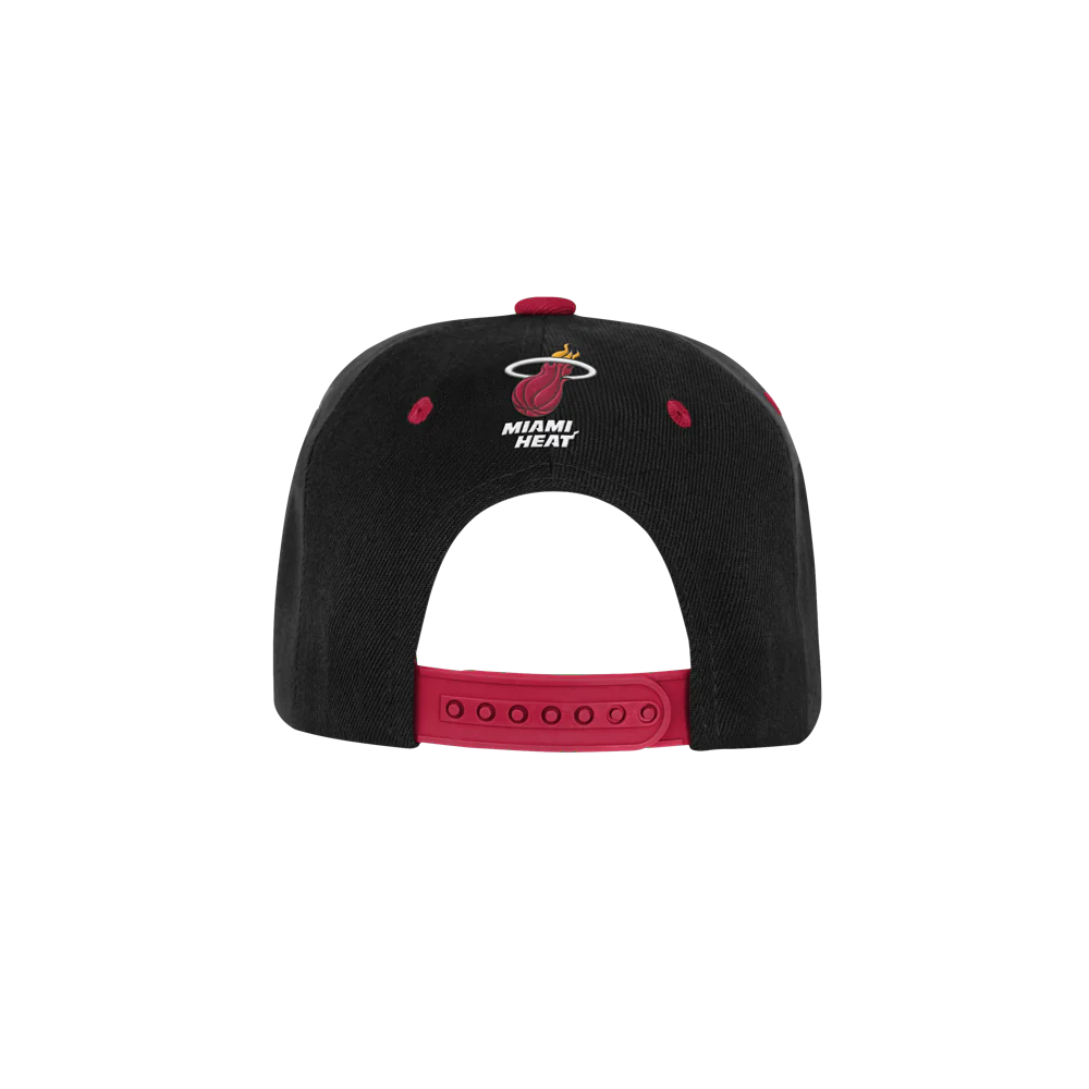 Miami HEAT Wordmark Brim Youth Snapback - Image 2