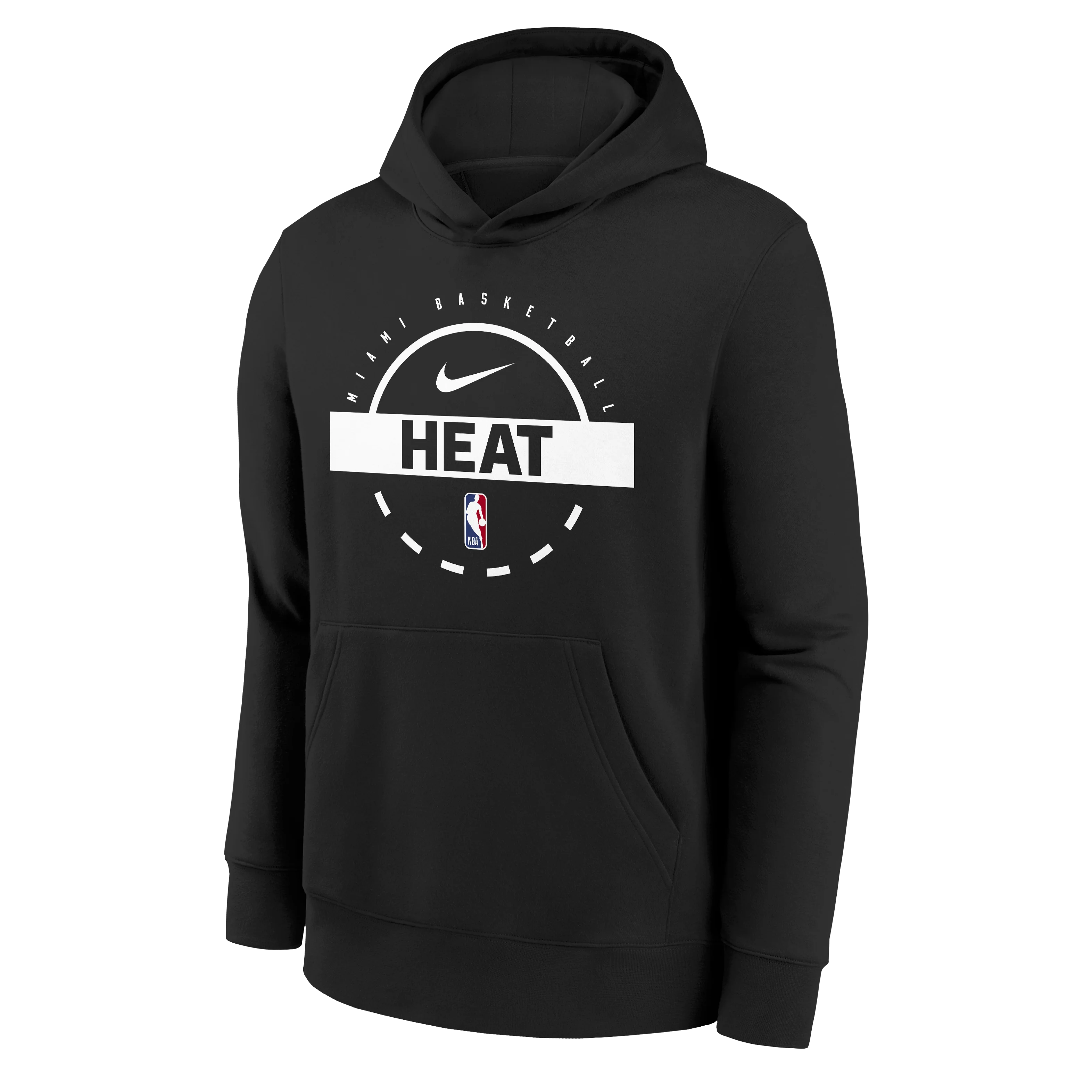 Nike Miami HEAT 2025-26 On-Court Fleece Youth Hoodie