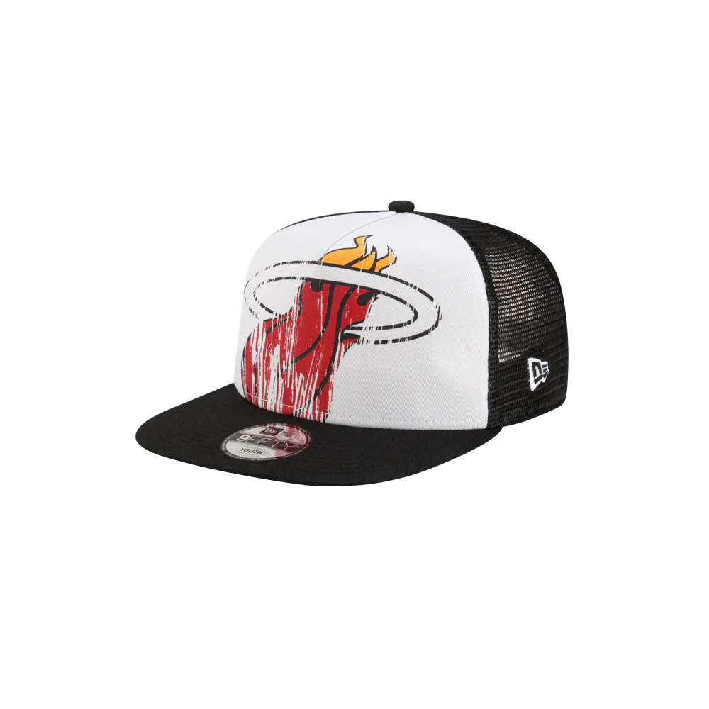 New Era Miami HEAT Distressed Youth Snapback - Image 3