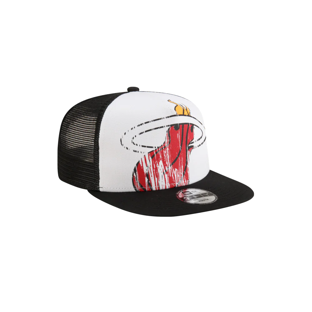 New Era Miami HEAT Distressed Youth Snapback - Image 5