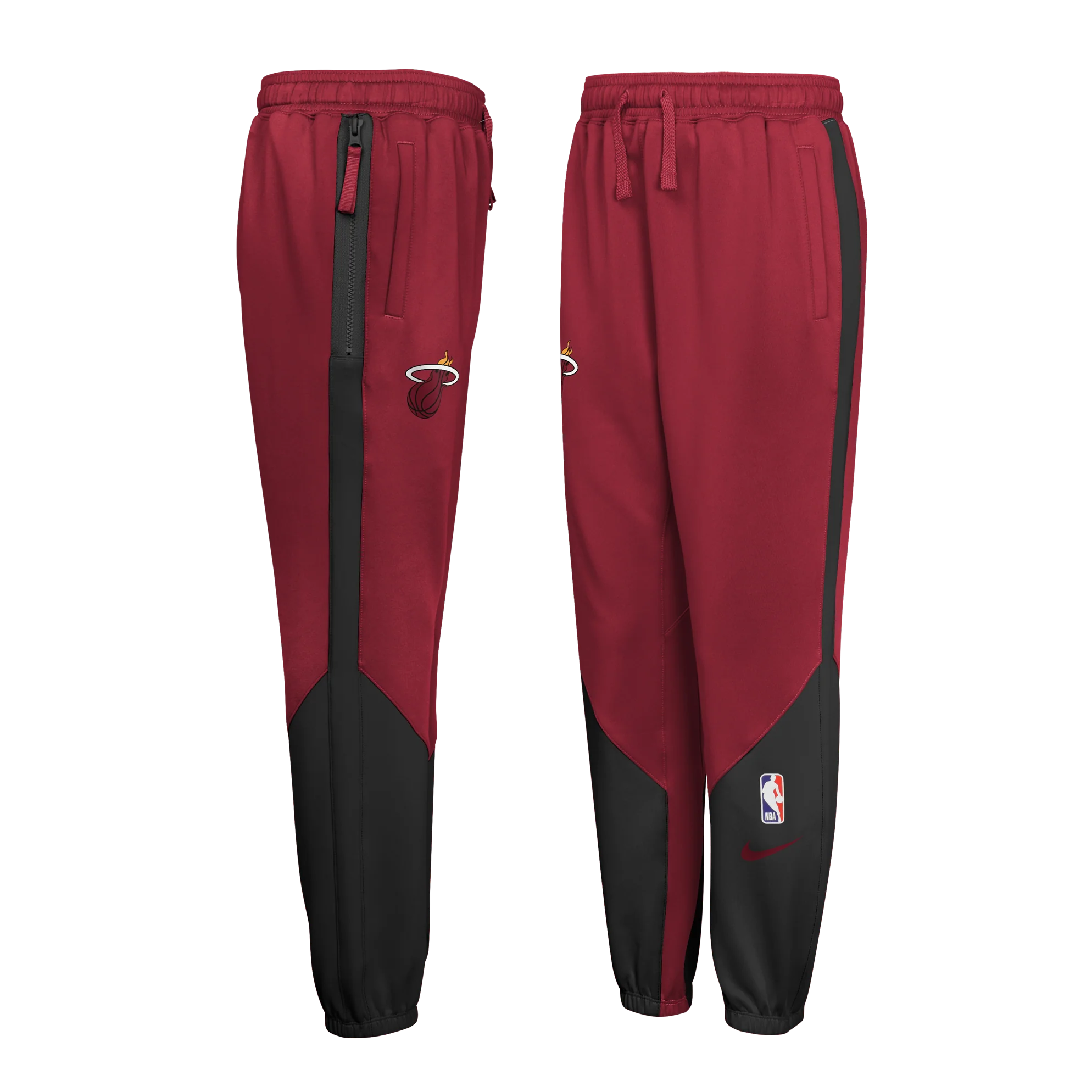 Nike Miami HEAT 2024-25 Statement Red Showtime Youth Pants - Image 4
