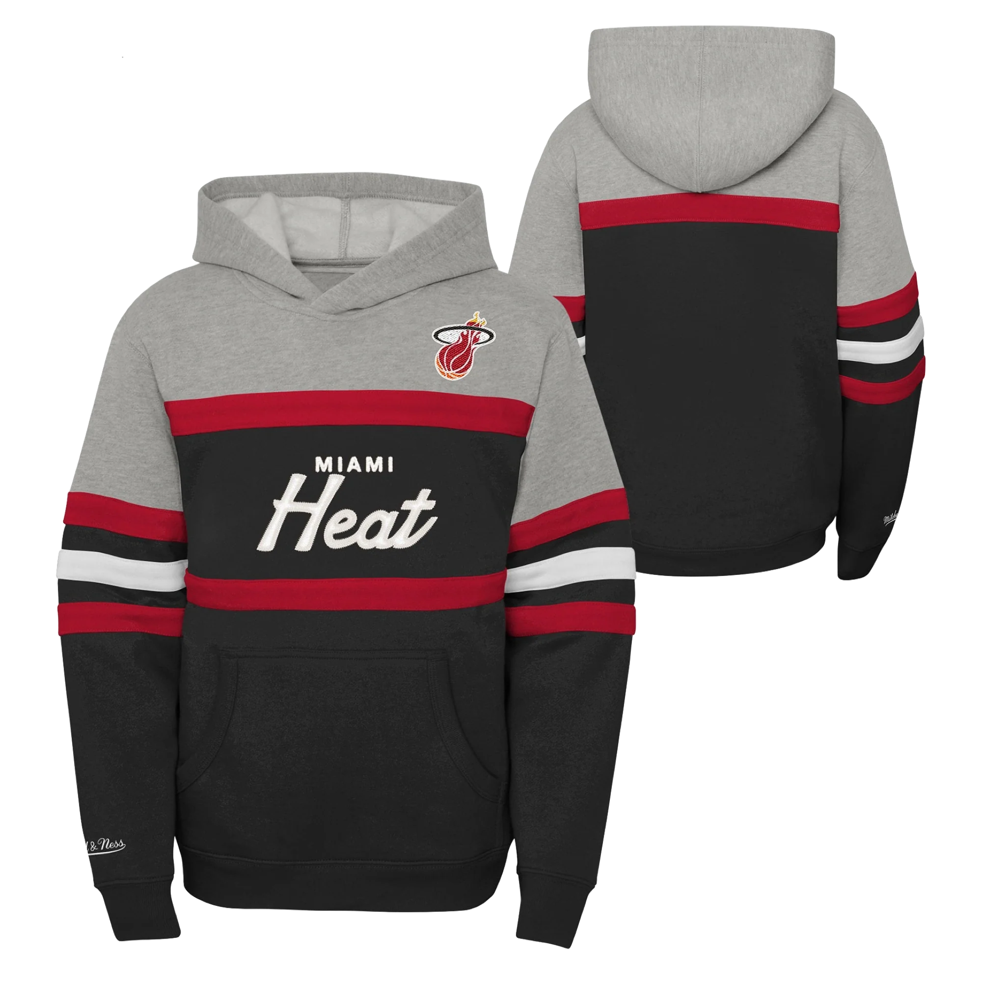 Mitchell & Ness Miami HEAT Coach Youth Hoodie - Image 2
