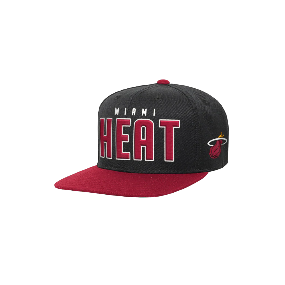 Miami HEAT Lockup Youth Snapback - Image 3
