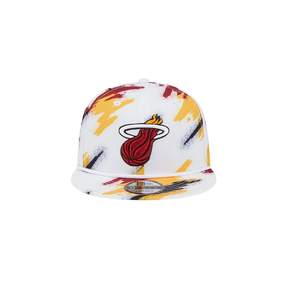 New Era Miami HEAT Youth Paint Snapback