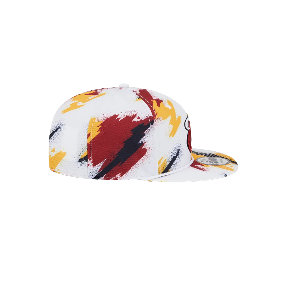New Era Miami HEAT Youth Paint Snapback - Image 6