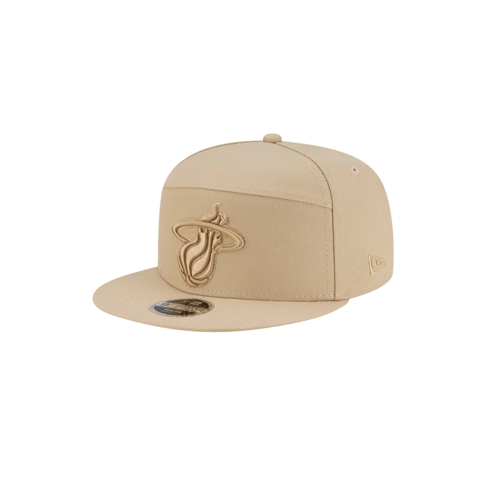 New Era Miami HEAT Tan Youth Snapback - Image 3