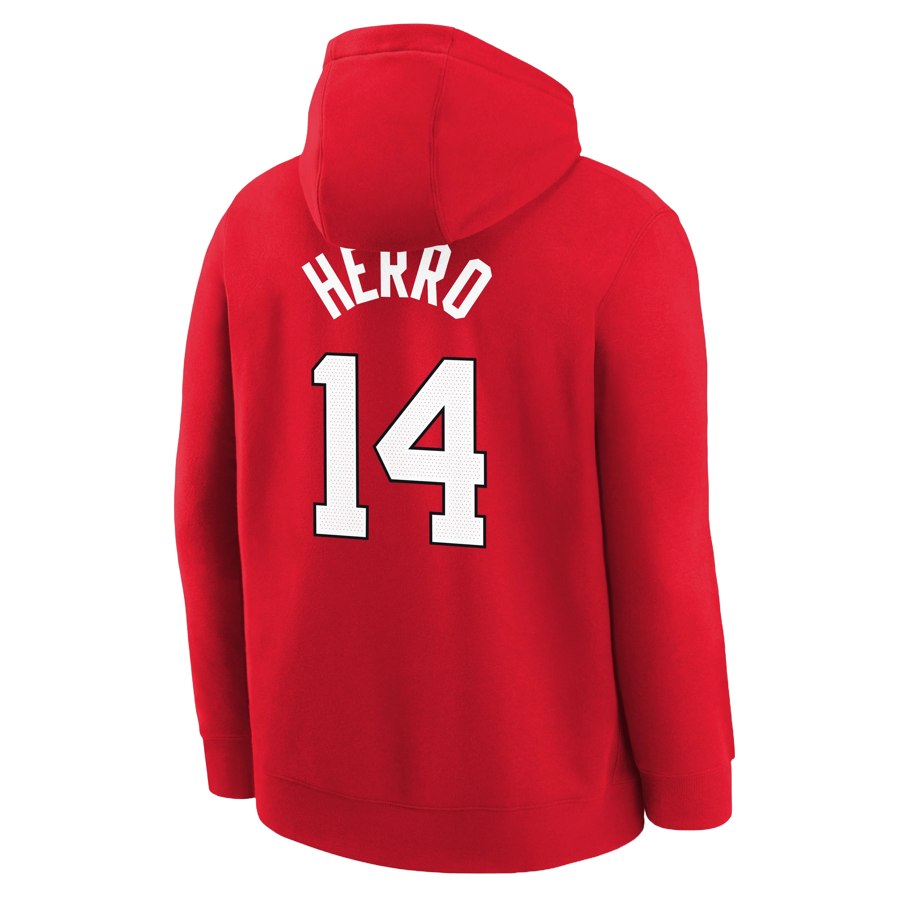 Tyler Herro Nike HEAT Culture: Blood Red Name & Number Youth Hoodie - Image 2