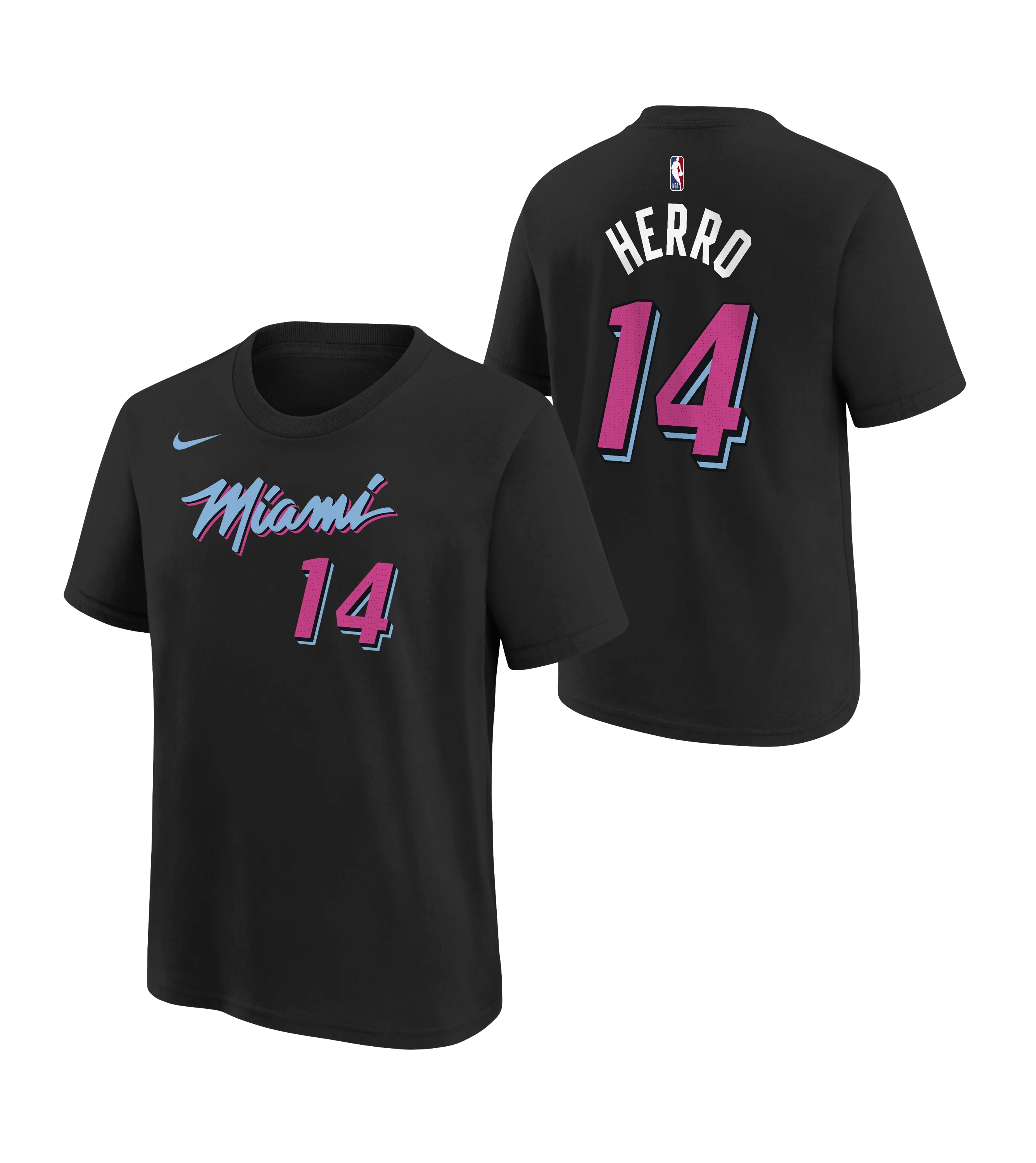 Tyler Herro Nike Original Vice Nights Youth Name & Number Tee - Image 3
