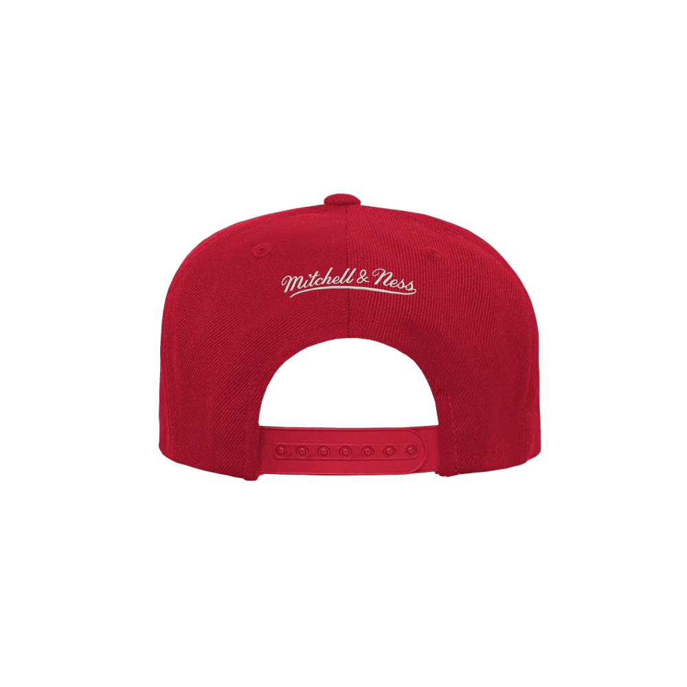 Mitchel & Ness Miami HEAT Flat Brim Youth Snapback - Image 2