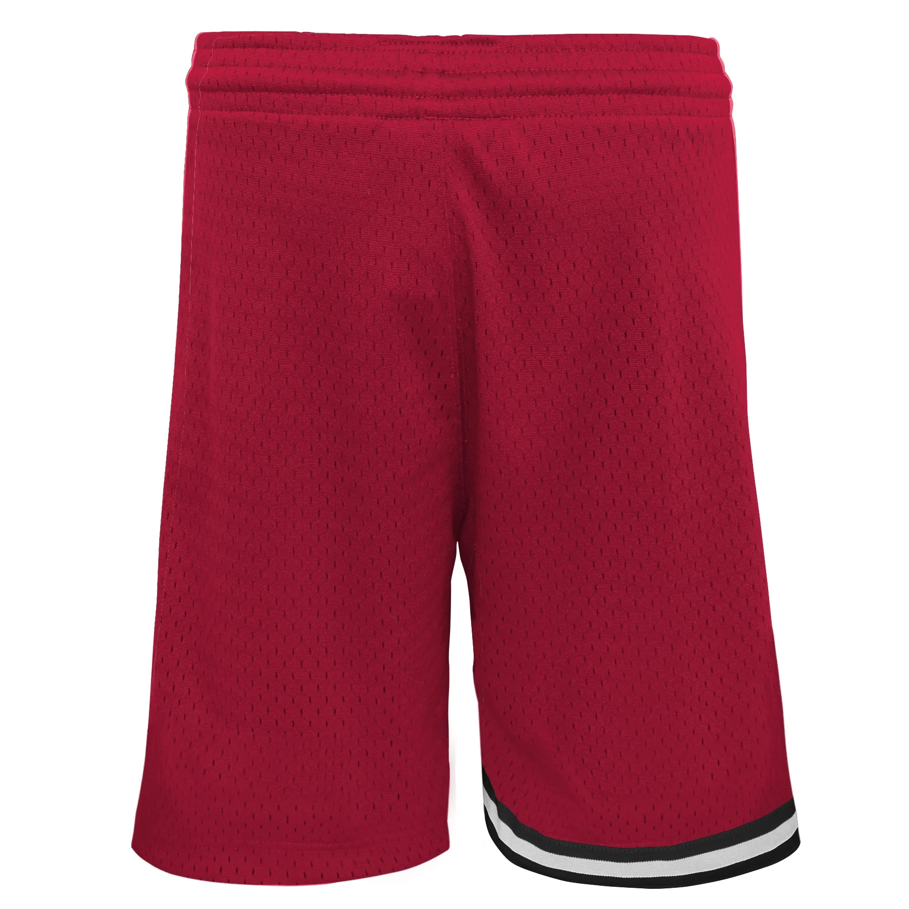 Mitchell & Ness Miami HEAT Hardwood Classic Red Youth Shorts - Image 2