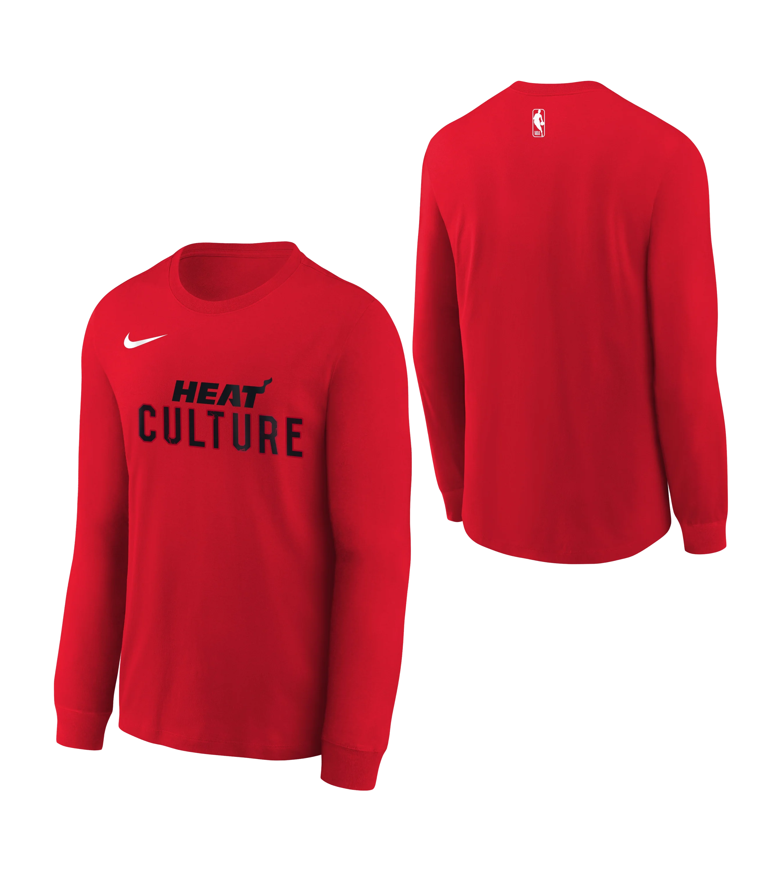 Nike HEAT Culture: Blood Red Youth Long Sleeve Tee - Image 3