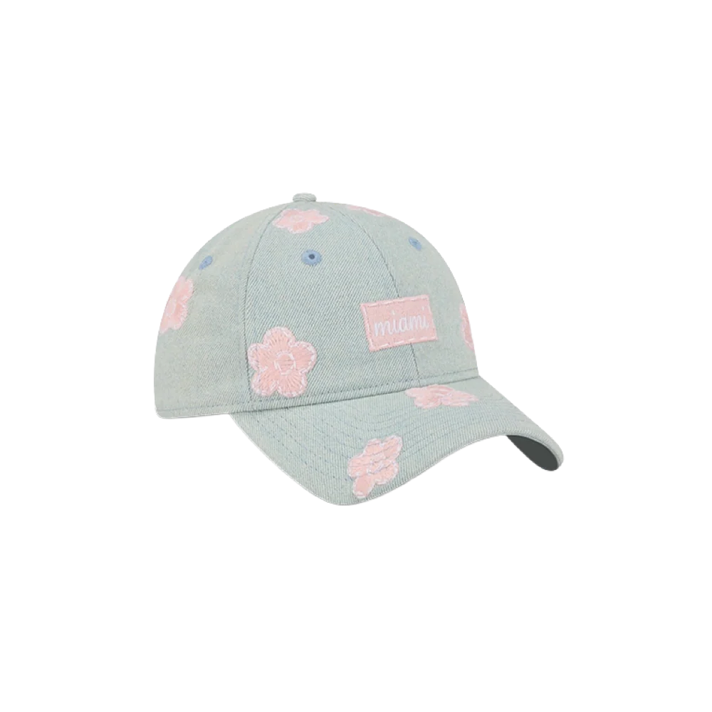 New Era Miami HEAT Floral Youth Dad Hat - Image 5