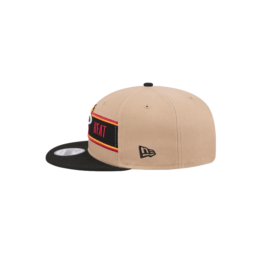 New Era Miami HEAT 2024 Draft Youth Snapback - Image 4