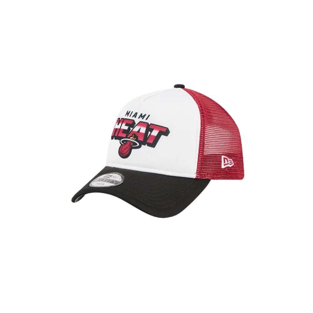 New Era Miami HEAT Streak Youth Trucker Snapback - Image 3