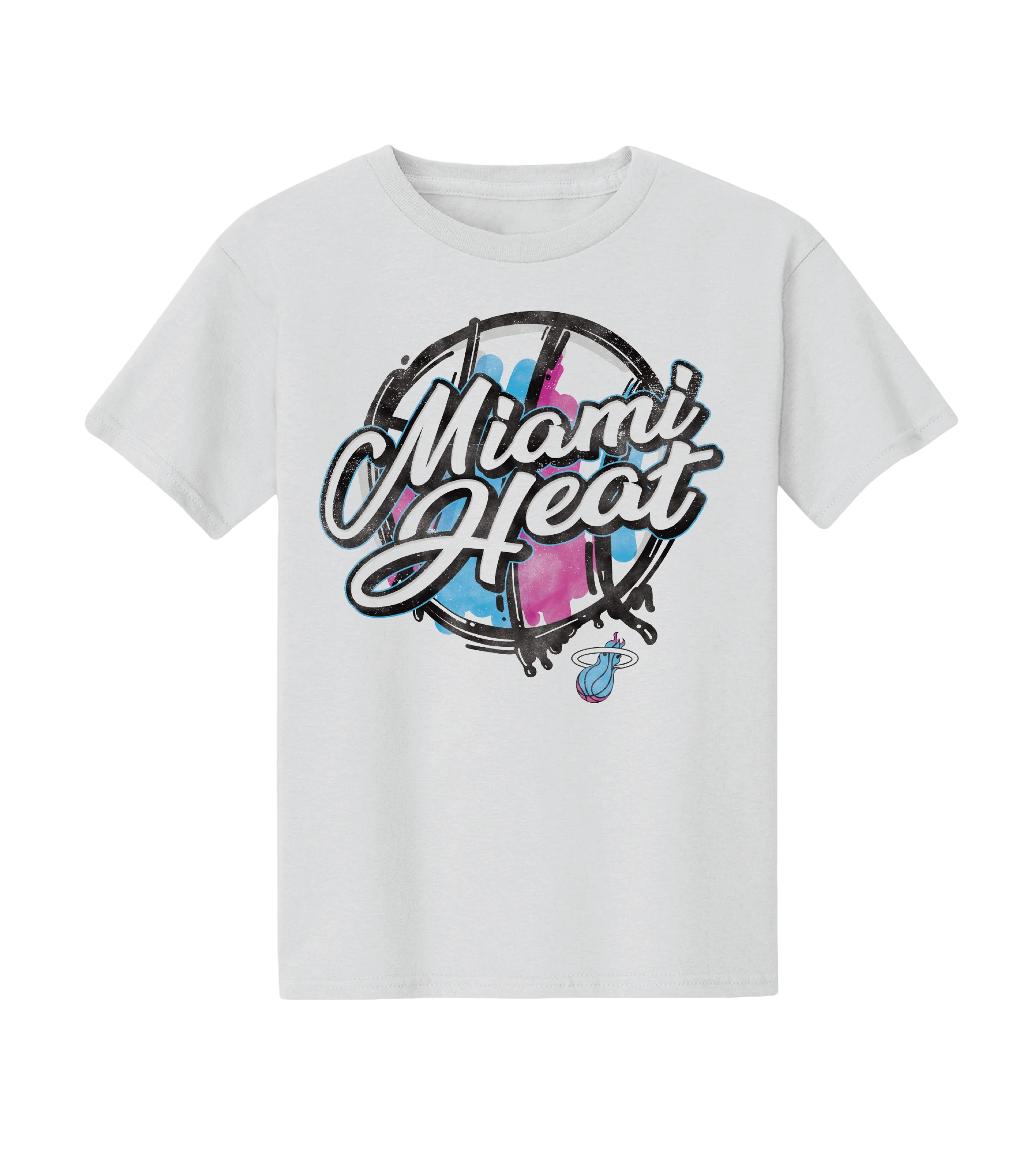 Miami HEAT Original Vice Nights White Youth Tee