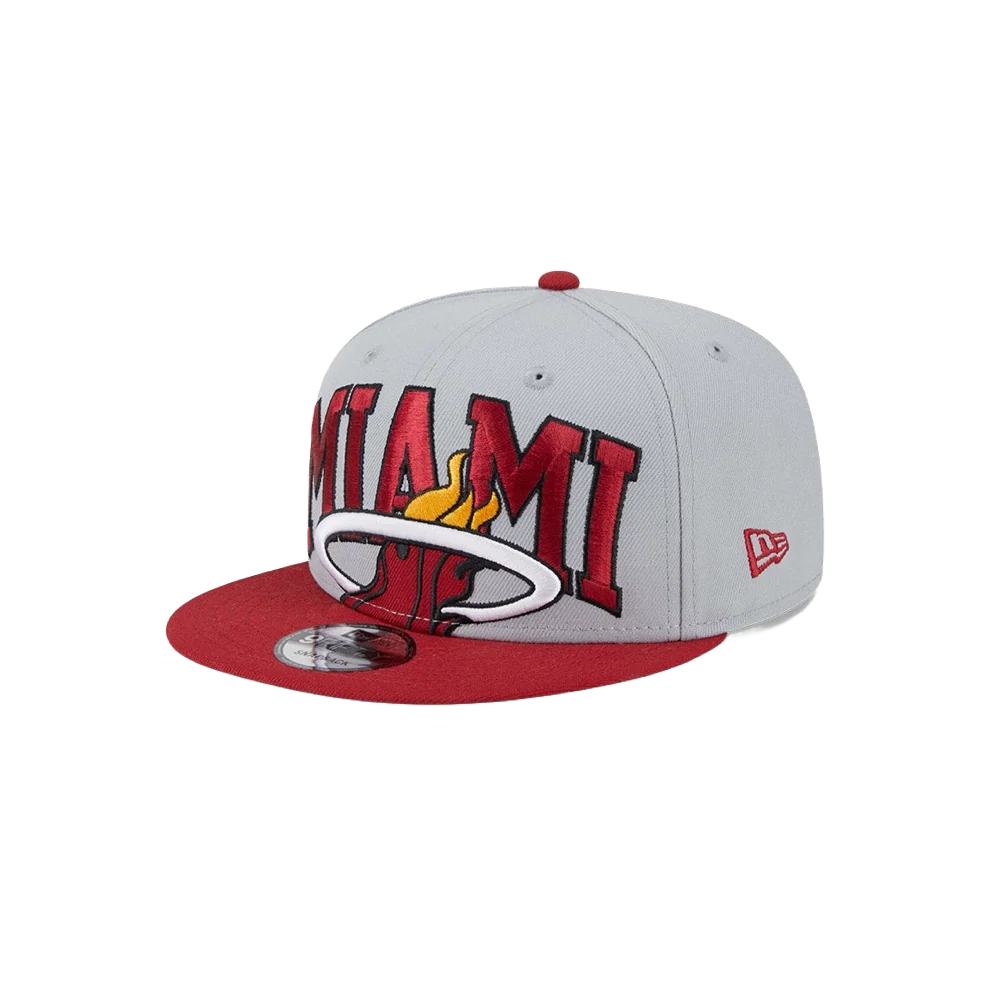 New Era Miami HEAT 2023 Grey Tipoff Youth Snapback - Image 3
