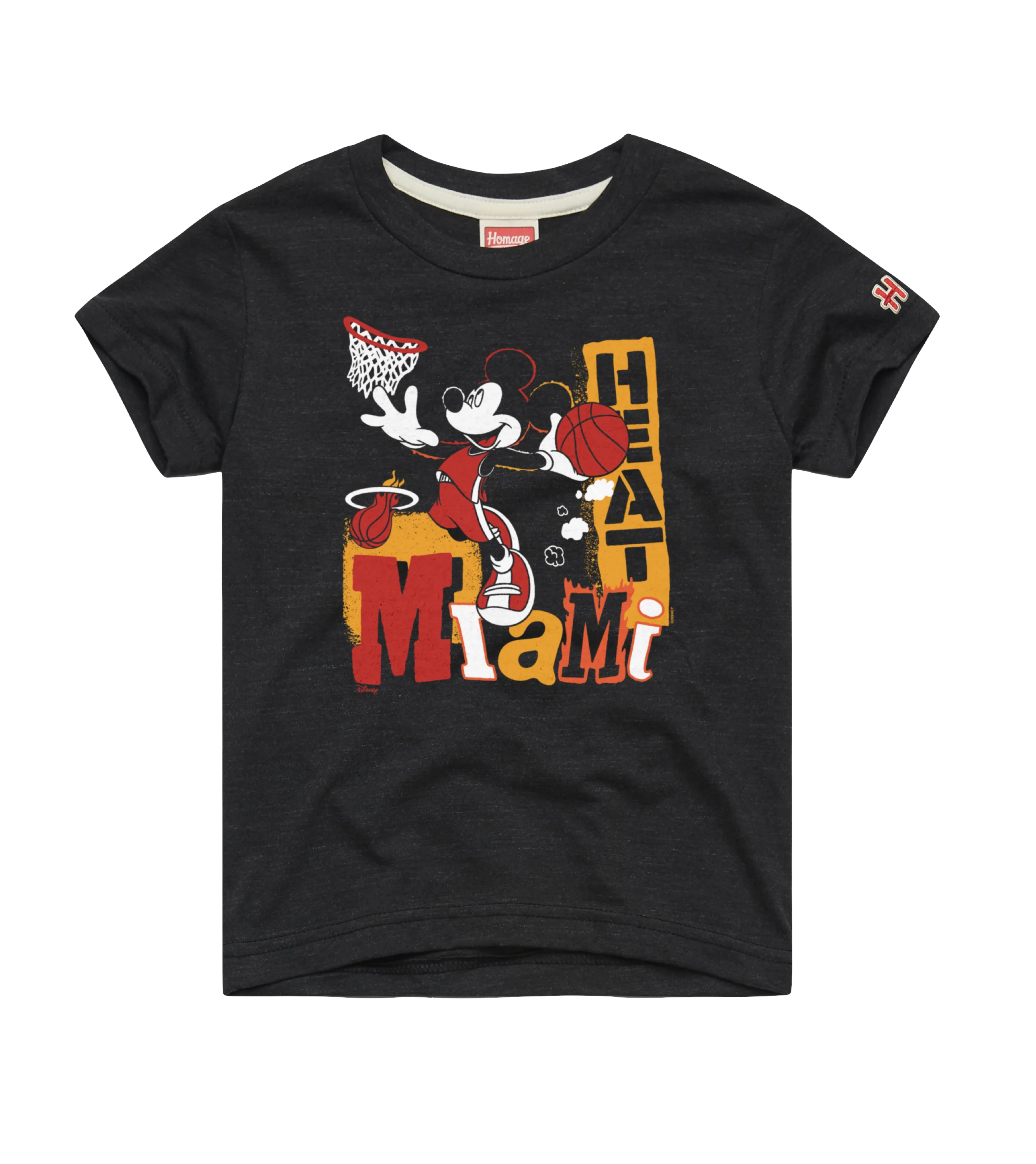 Homage Miami HEAT Mickey Basketball Youth Tee