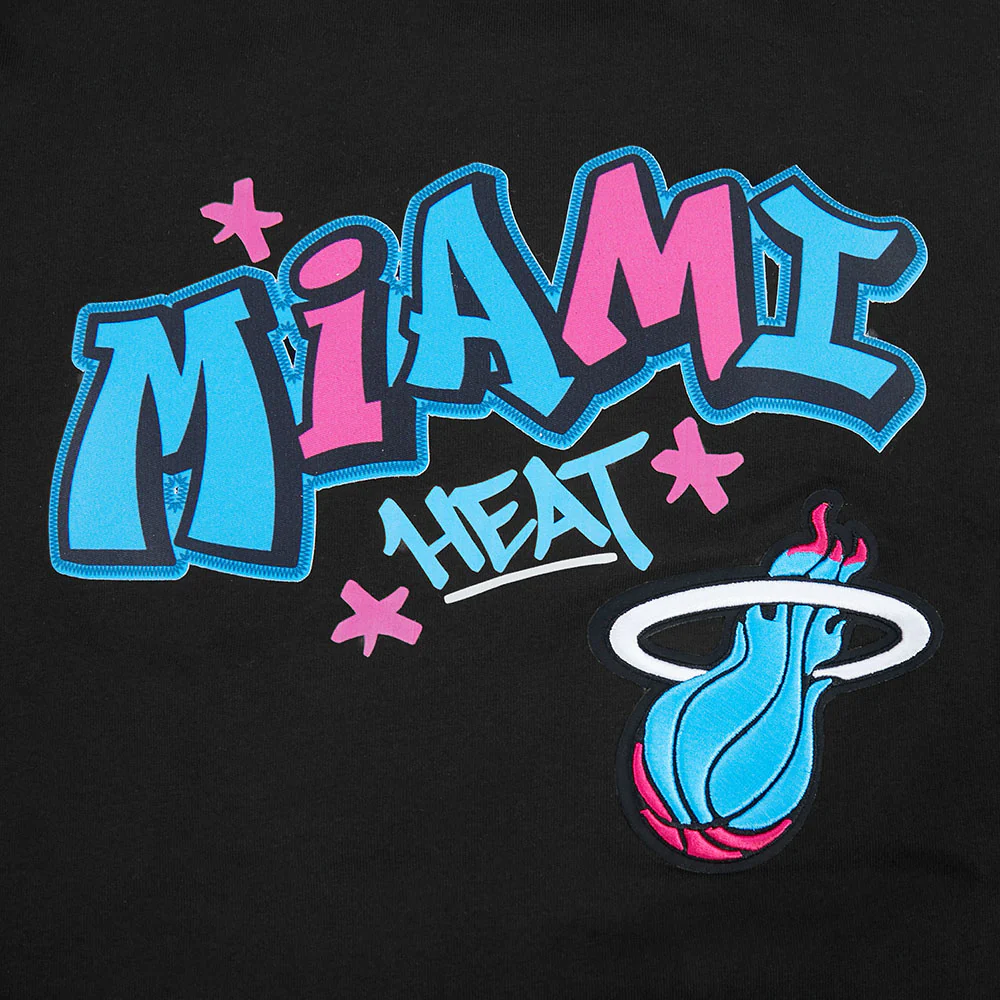 Pro Standard Miami HEAT Original Vice Nights Graffiti Youth Tee - Image 7
