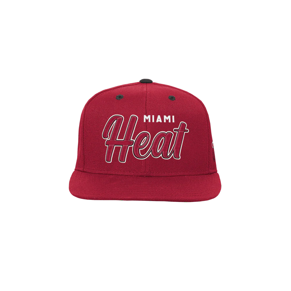 Miami HEAT Script Red Youth Snapback