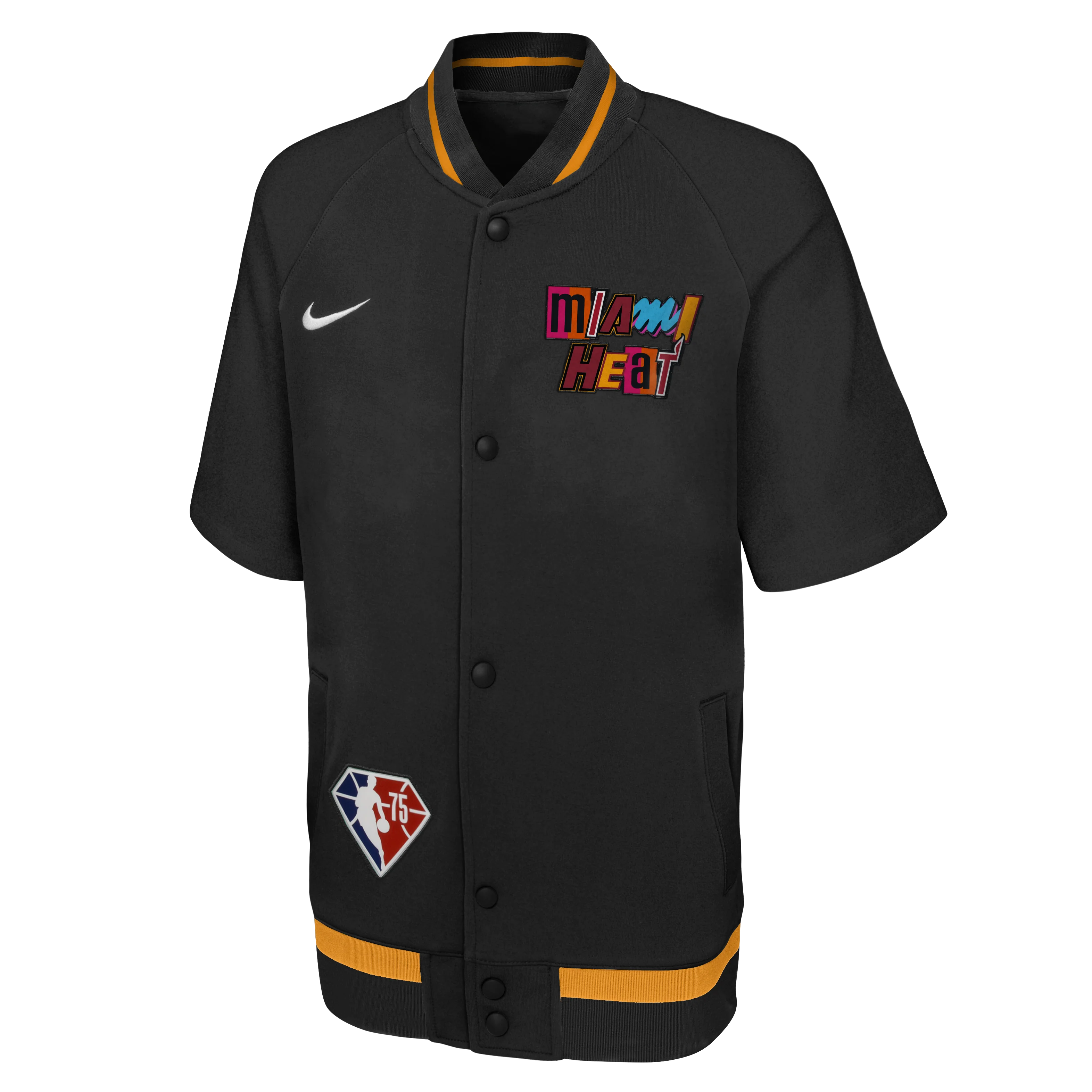 Nike Miami HEAT Mashup Showtime Short-Sleeve Youth Jacket