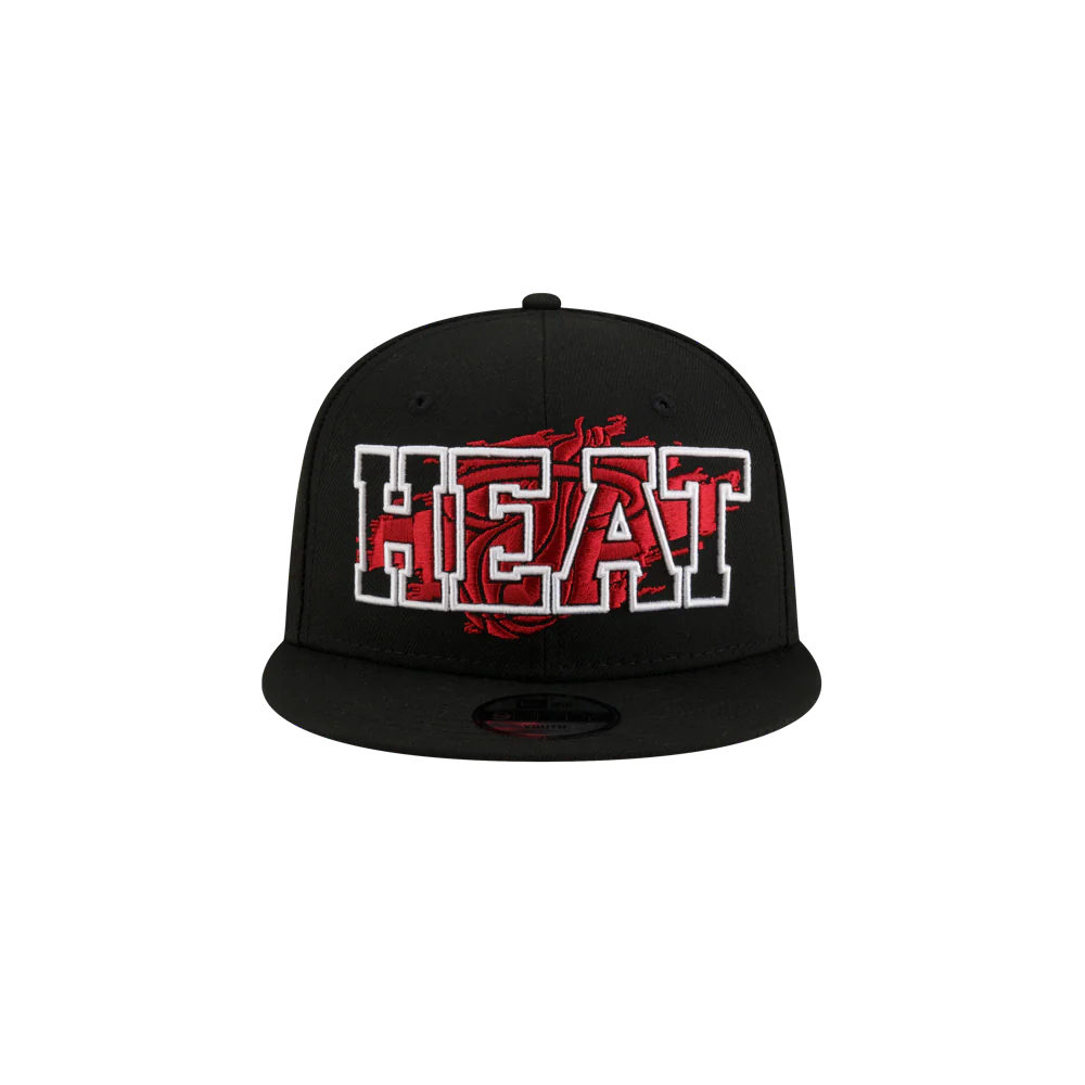 New Era Miami HEAT Black Splatter Youth Snapback