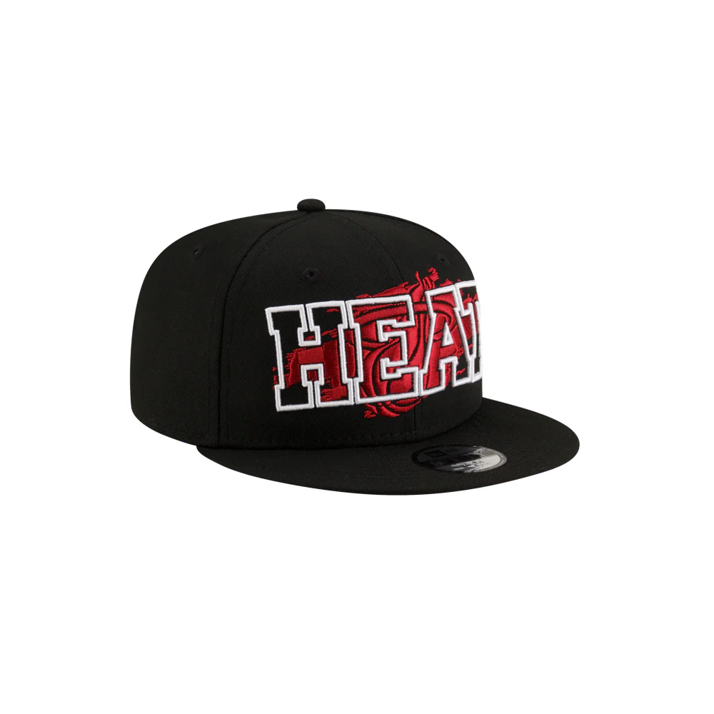 New Era Miami HEAT Black Splatter Youth Snapback - Image 5