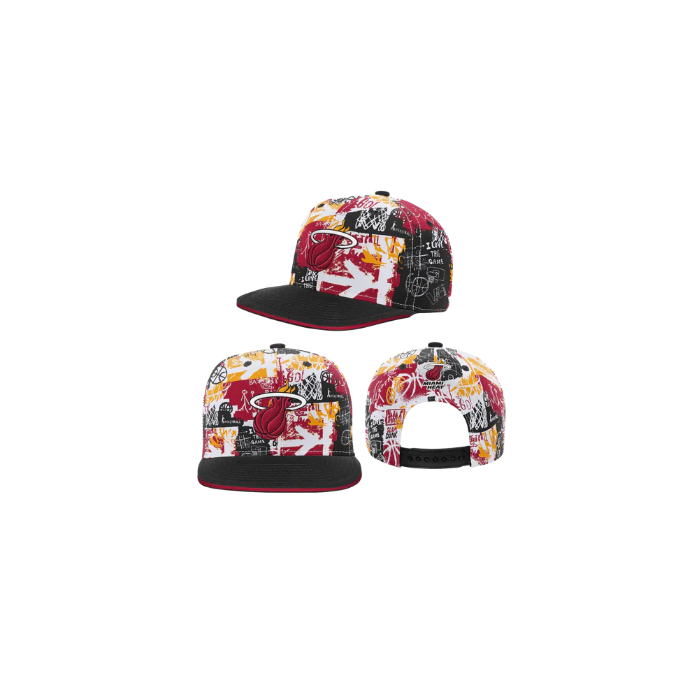 Miami HEAT Graffiti Youth Snapback - Image 4