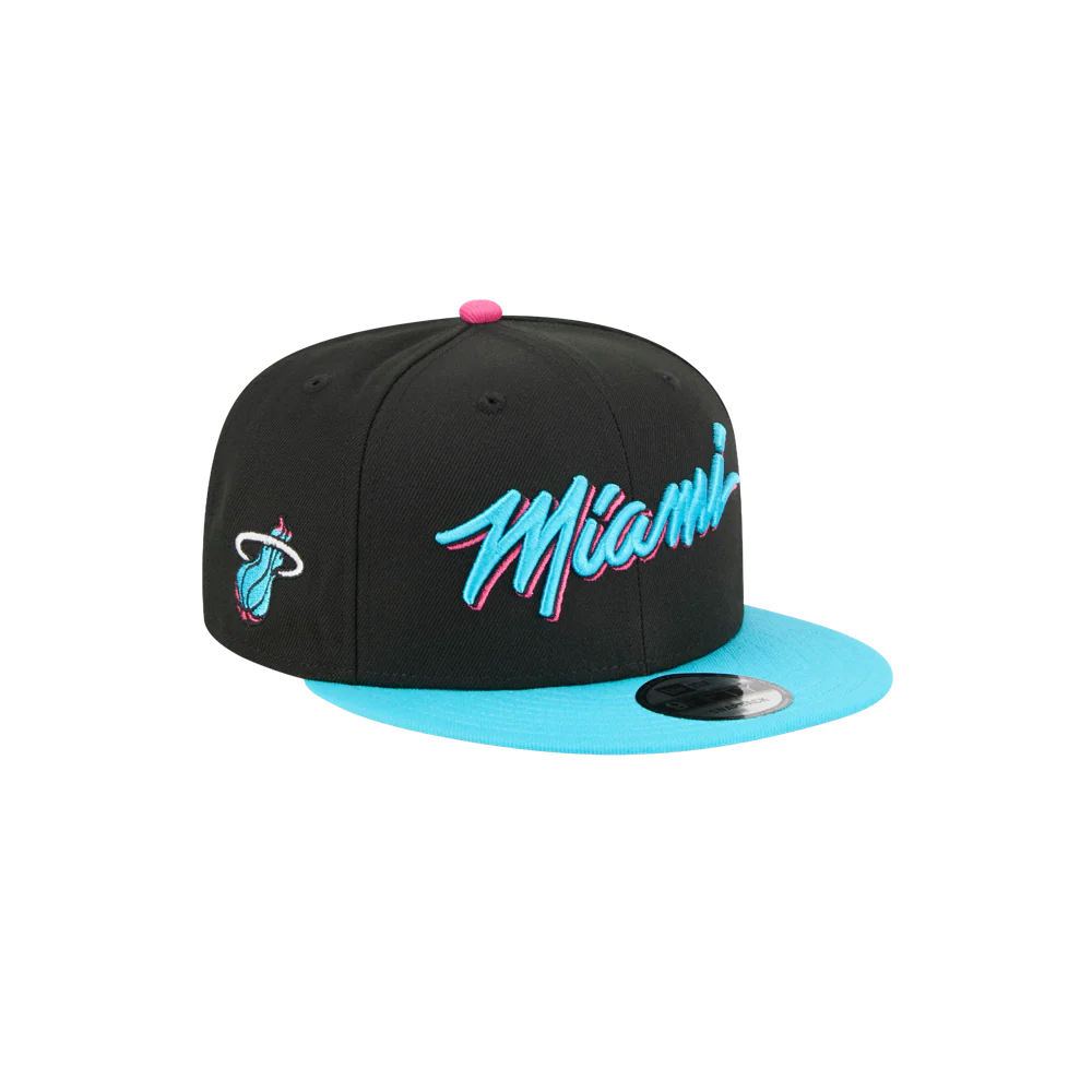 New Era Miami HEAT Original Vice Nights Snapback - Image 5