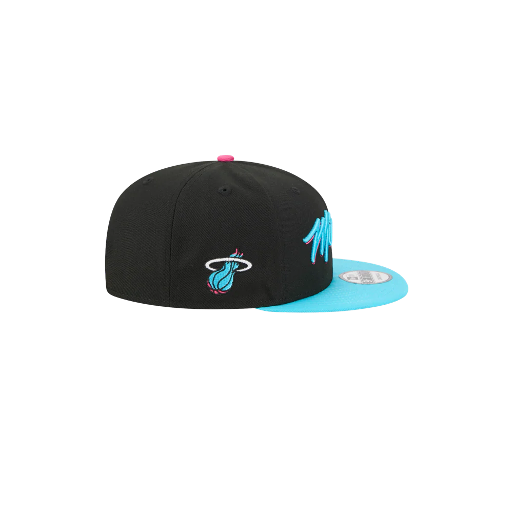 New Era Miami HEAT Original Vice Nights Snapback - Image 6