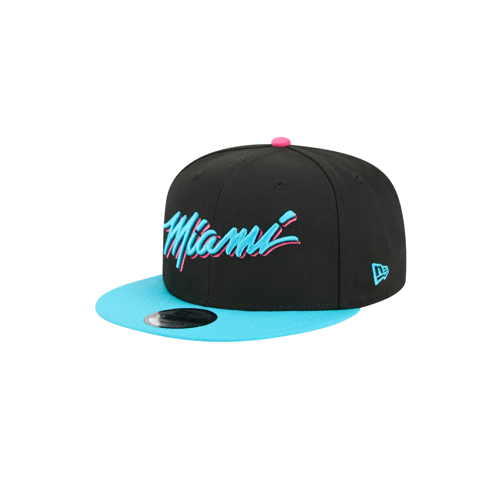 New Era Miami HEAT Original Vice Nights Snapback - Image 3