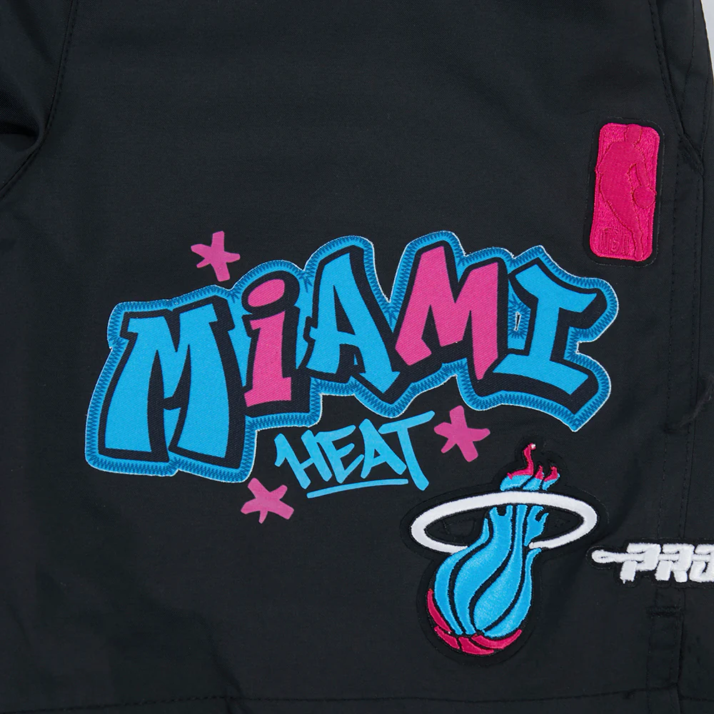 Pro Standard Miami HEAT Original Vice Nights Youth Shorts - Image 6